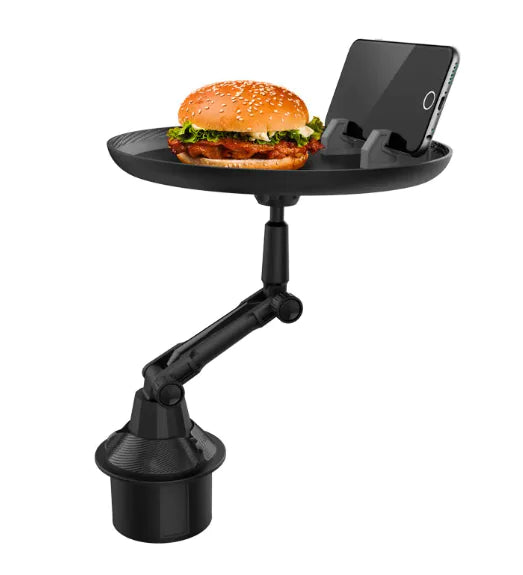 Easy And Simple Automotive Folding Tray - Car Food Storage & Cup Holder