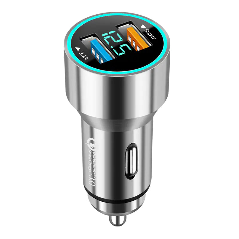 New QC3.0 66W Dual USB Car Charger with Rapid Charging