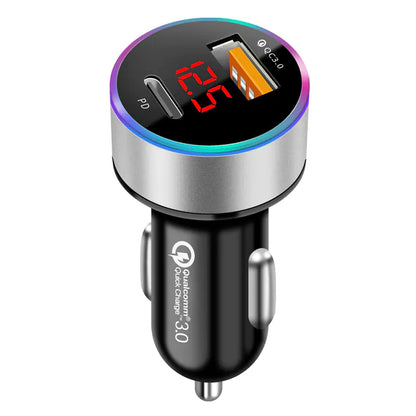 New QC3.0 66W Dual USB Car Charger with Rapid Charging