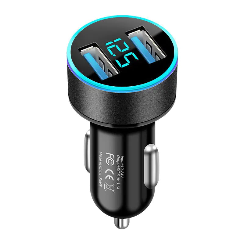 New QC3.0 66W Dual USB Car Charger with Rapid Charging