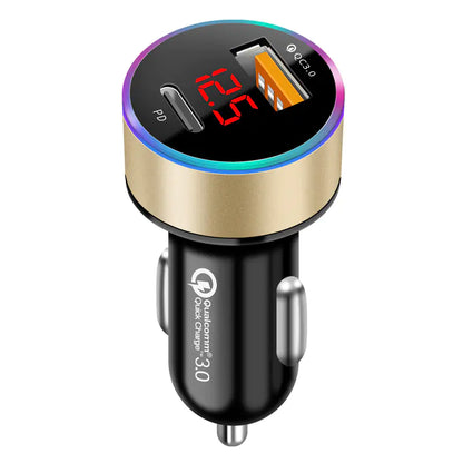 New QC3.0 66W Dual USB Car Charger with Rapid Charging