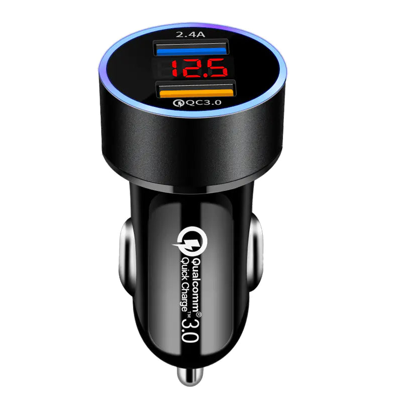 New QC3.0 66W Dual USB Car Charger with Rapid Charging