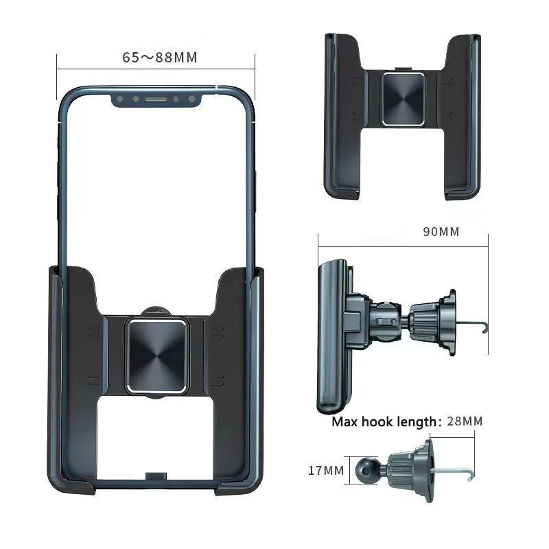 NEW and IMPROVED Car Phone Holder for Dashboard and Vent Mounting