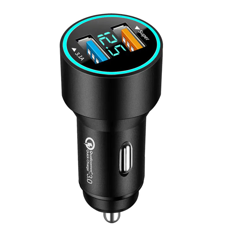 New QC3.0 66W Dual USB Car Charger with Rapid Charging