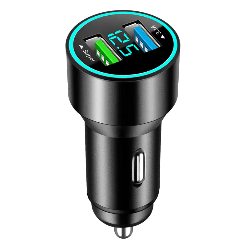 New QC3.0 66W Dual USB Car Charger with Rapid Charging